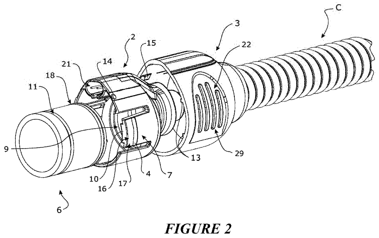 Apparatus for use in a respiratory support system