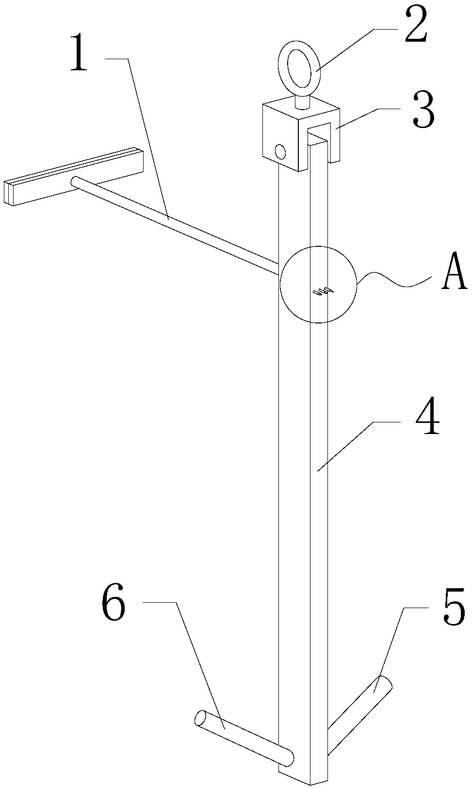 Rim hanging device for coating line