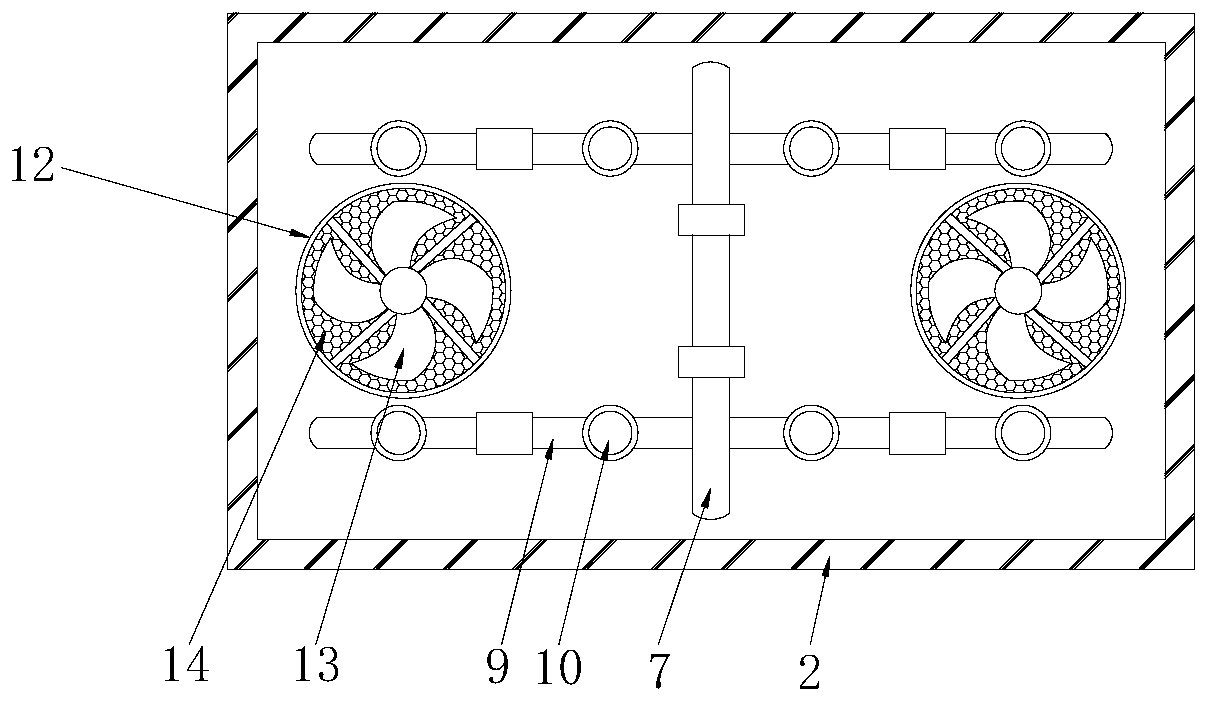 Combined intelligent building weak current system practical training device