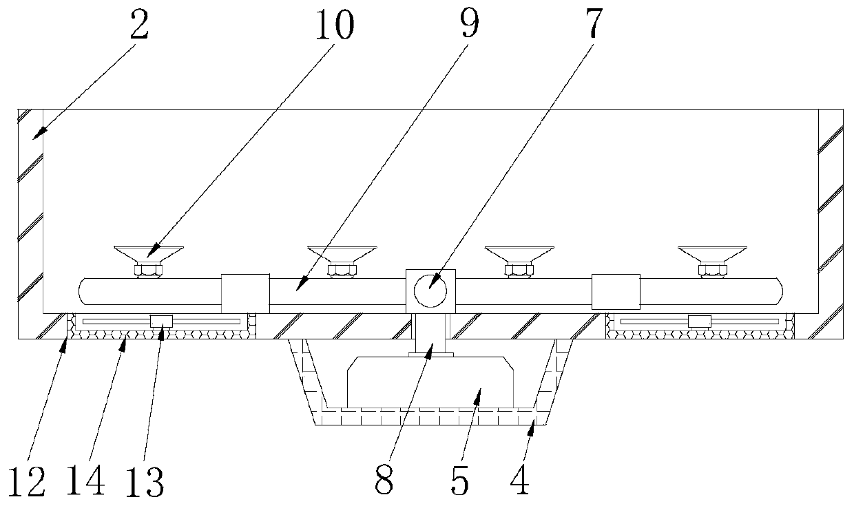 Combined intelligent building weak current system practical training device