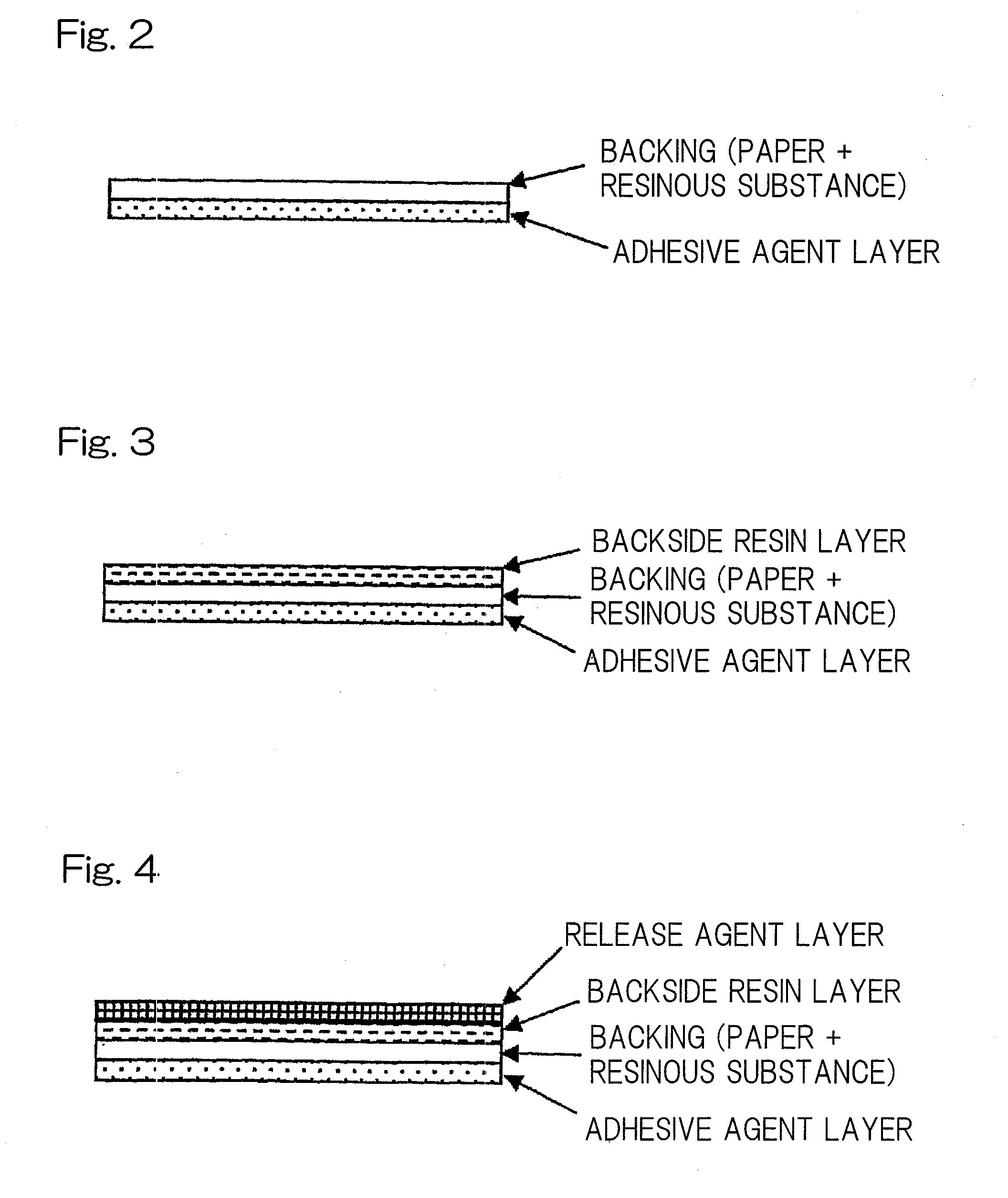 Resinous-substance-impregnated planar paper and adhesive tape using the same