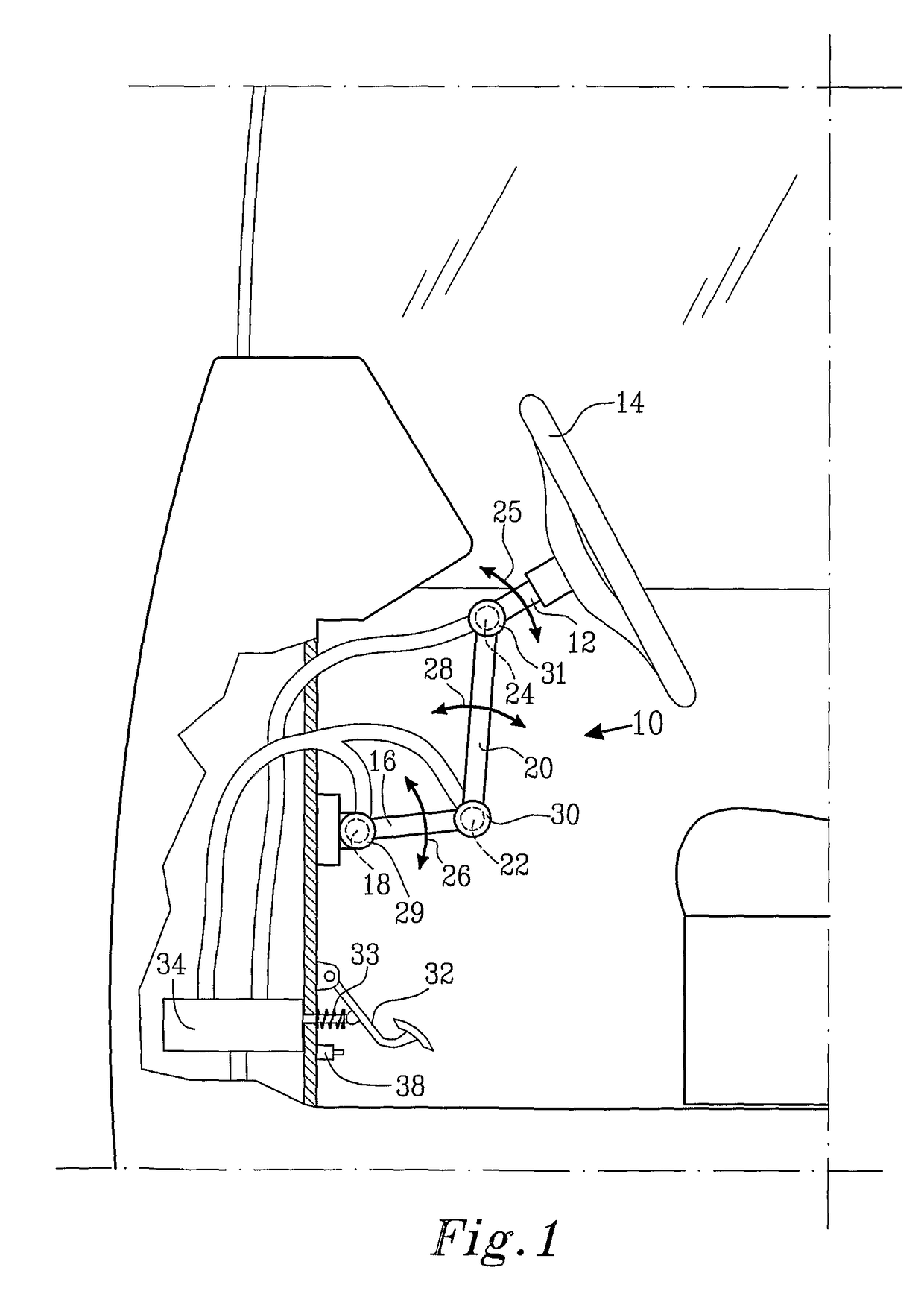 Steering wheel arrangement