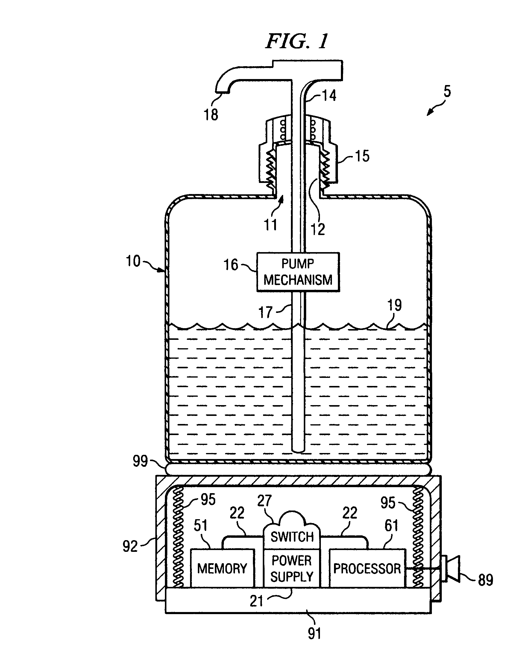 Entertaining or advertising hygiene apparatus