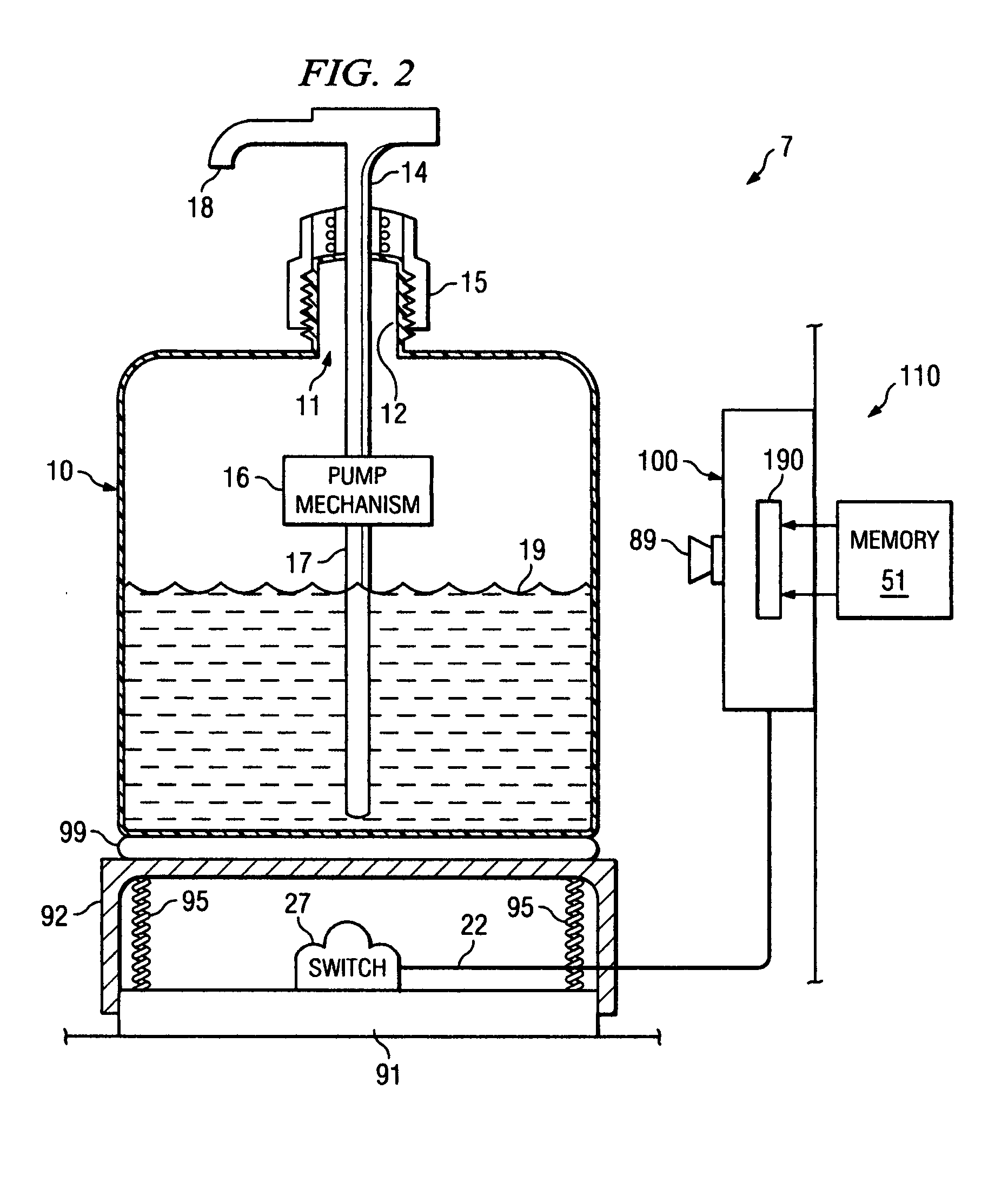 Entertaining or advertising hygiene apparatus