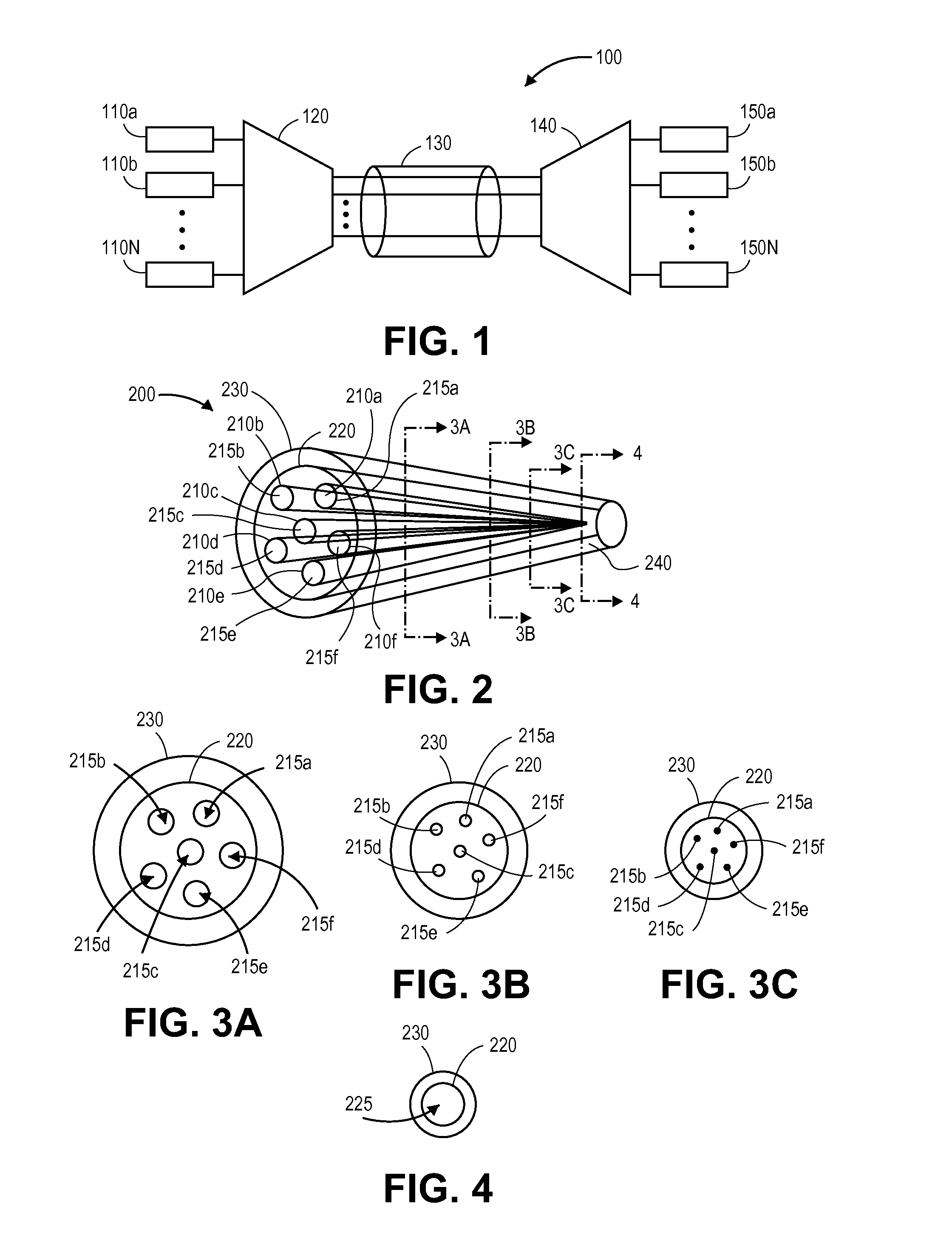 Photonic Lantern Spatial Multiplexers with mode selectivity