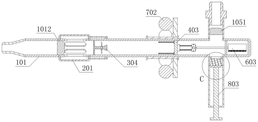 Drainage tube with abdominal pressure monitoring function