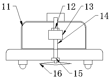 Garden weeder capable of adjusting weeding height