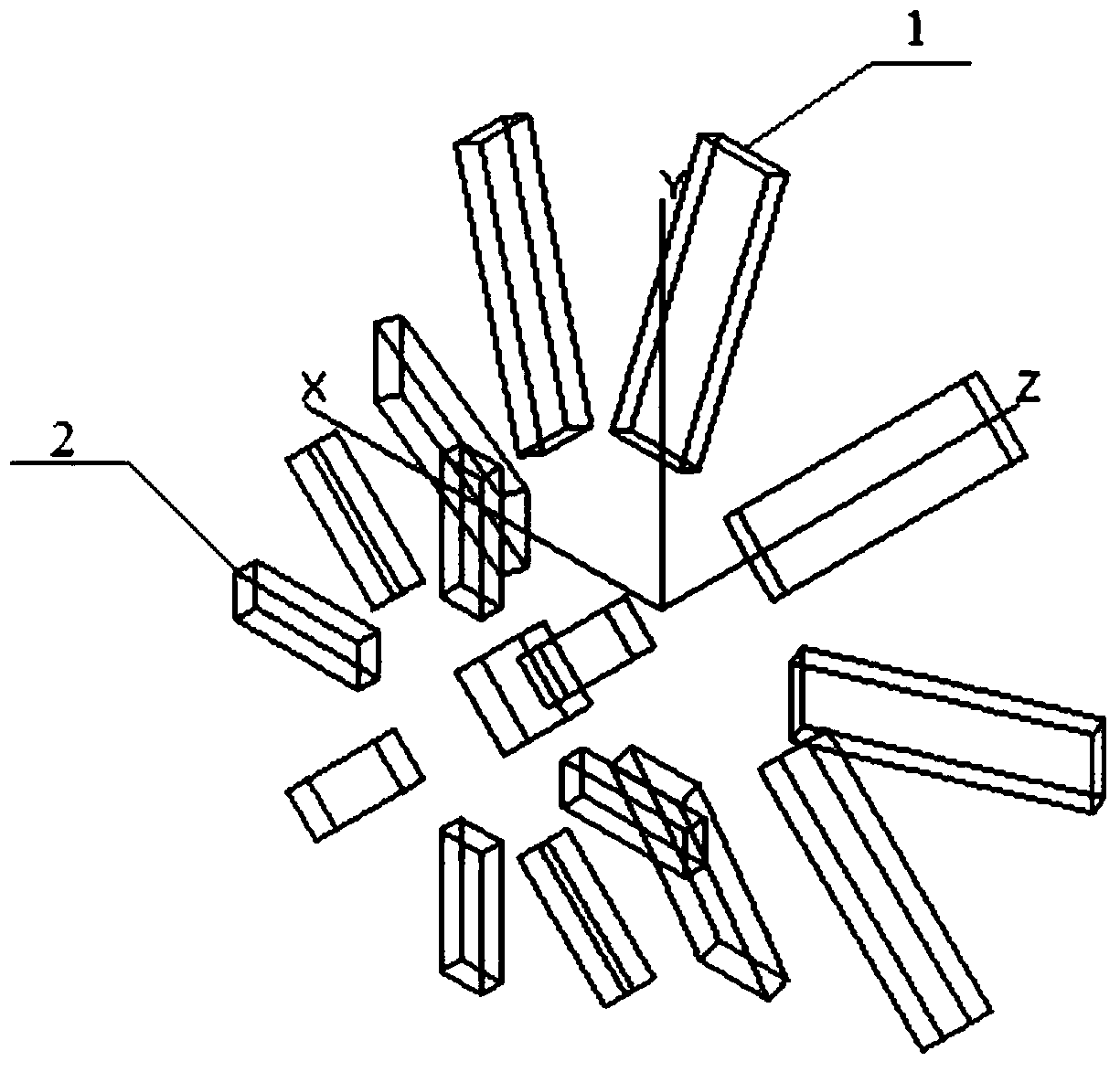 Optical Imaging Objective Lens for Lunar Edge with Spherical Ring and Large Field of View