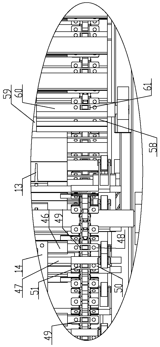 Separable residual plastic film recovery device of straw returning machine