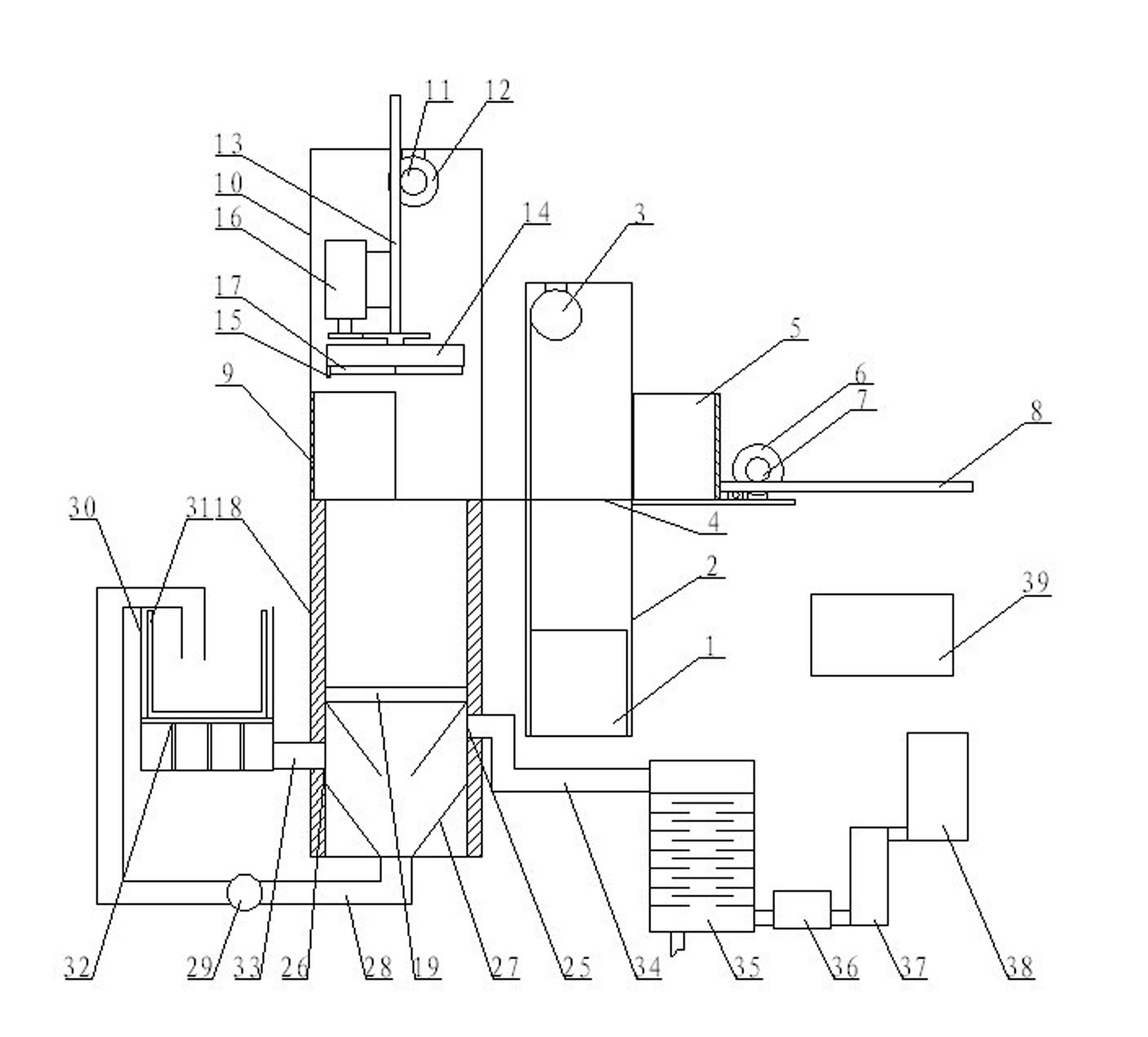 Novel straw direct gasification polygeneration preparation process