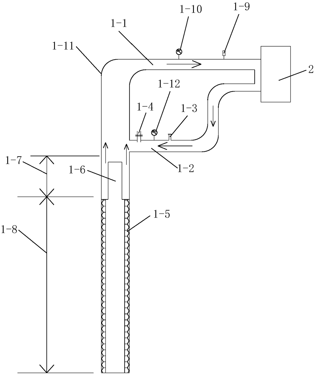 Mine waste heat cascade utilization integrated system