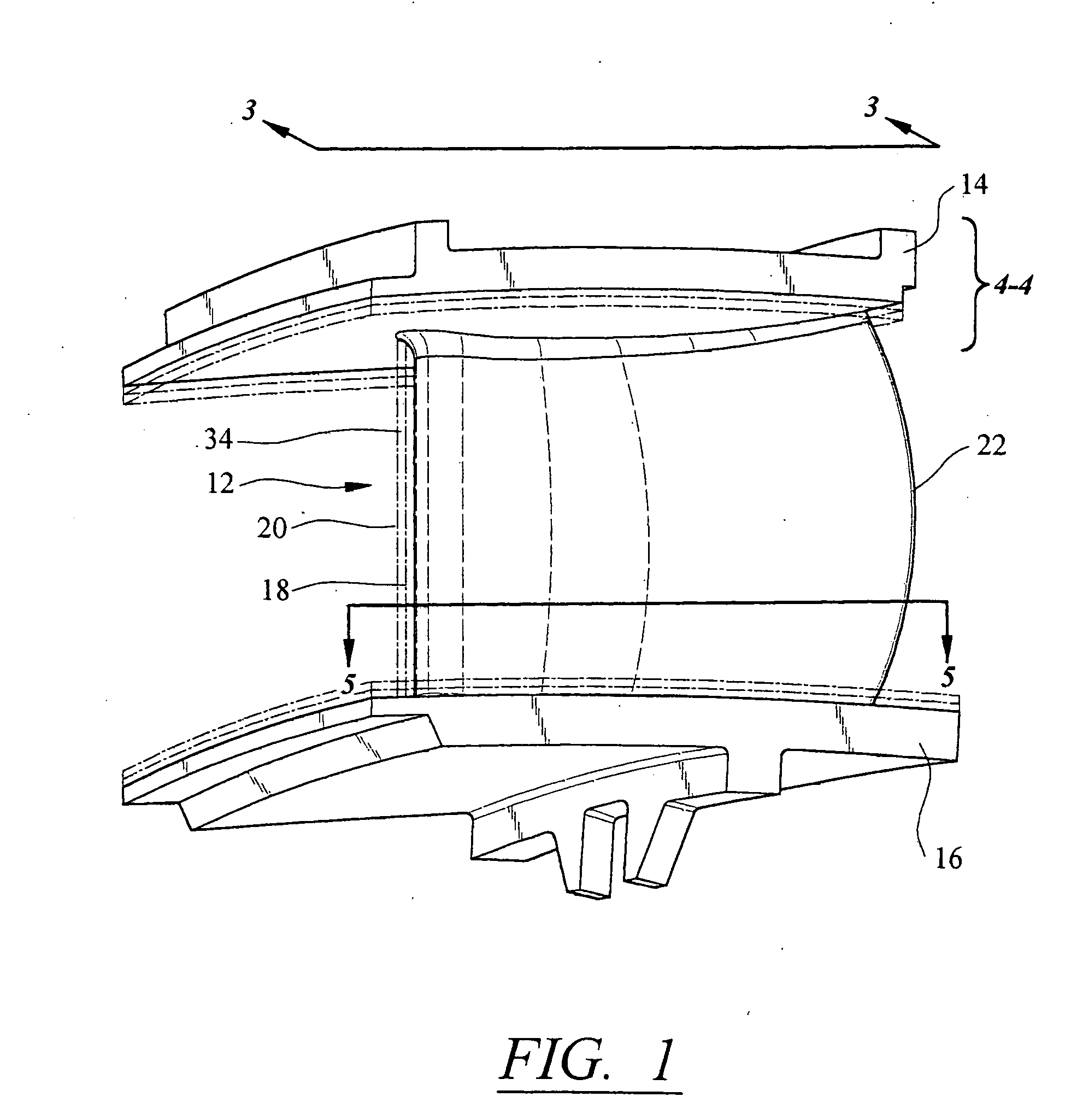 Support system for a composite airfoil in a turbine engine