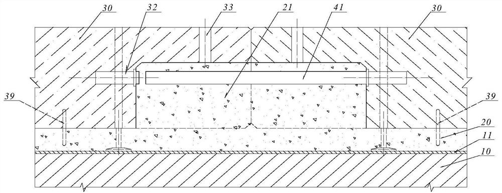 Assembly type pavement structure and construction method