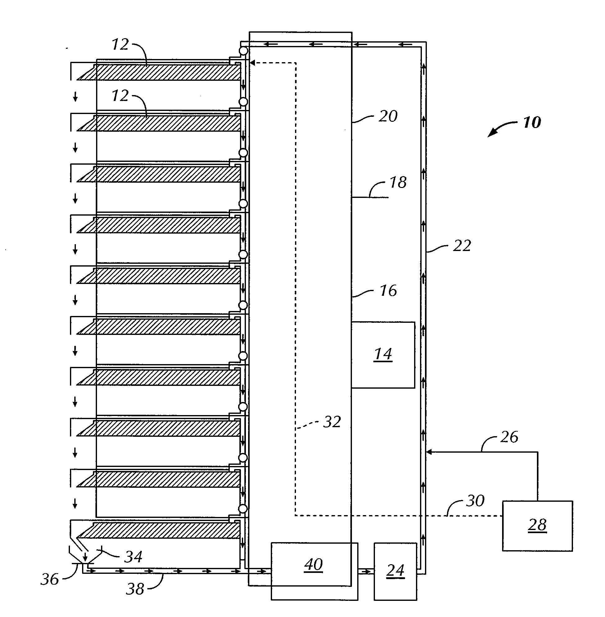 Method and apparatus for the conversion of aquatic plants into biogases and electricity