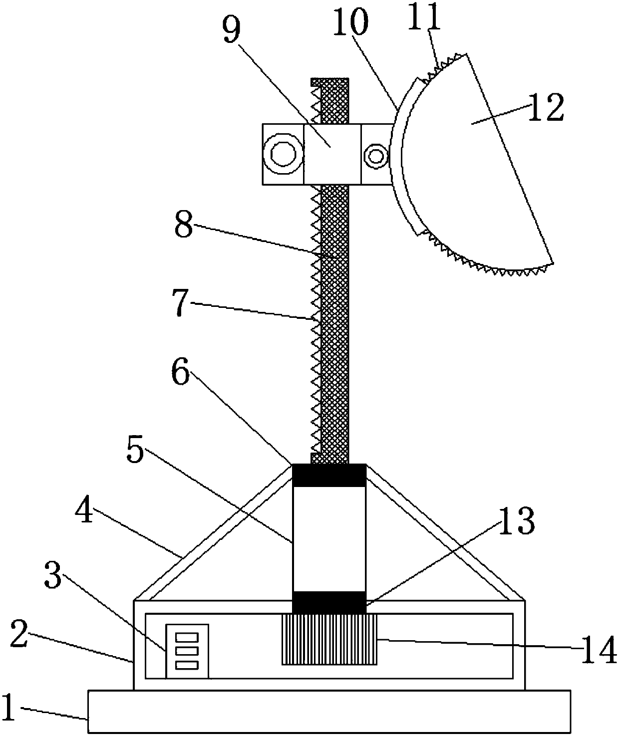 Antenna bracket for communication engineering