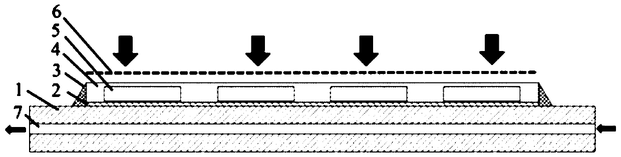 Fan-out module high-voltage packaging process, structure and device