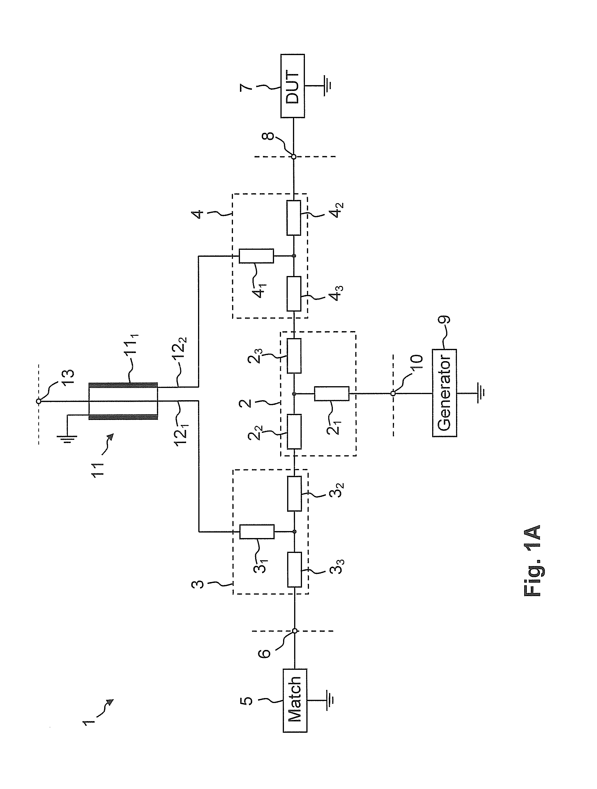 Ultra-wide band measurement bridge