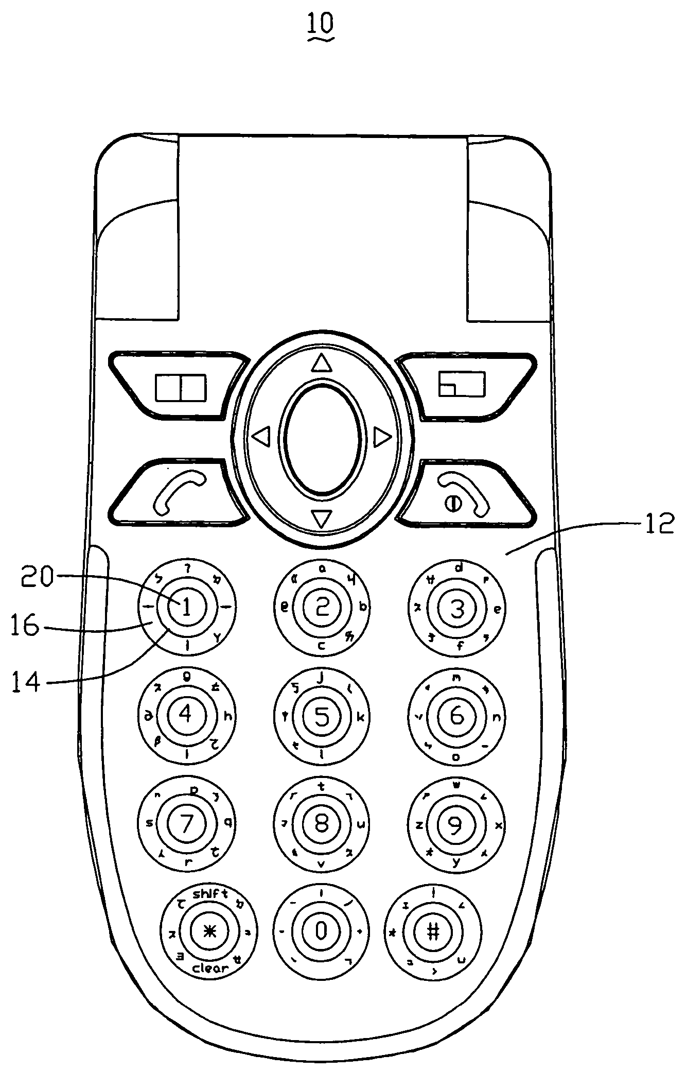 Multi-status key panel