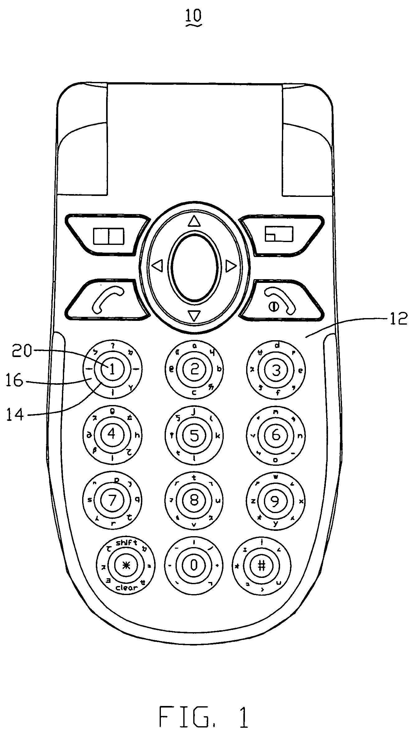 Multi-status key panel