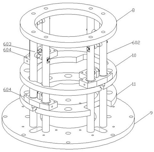 Chuck clamping device for pipe fittings