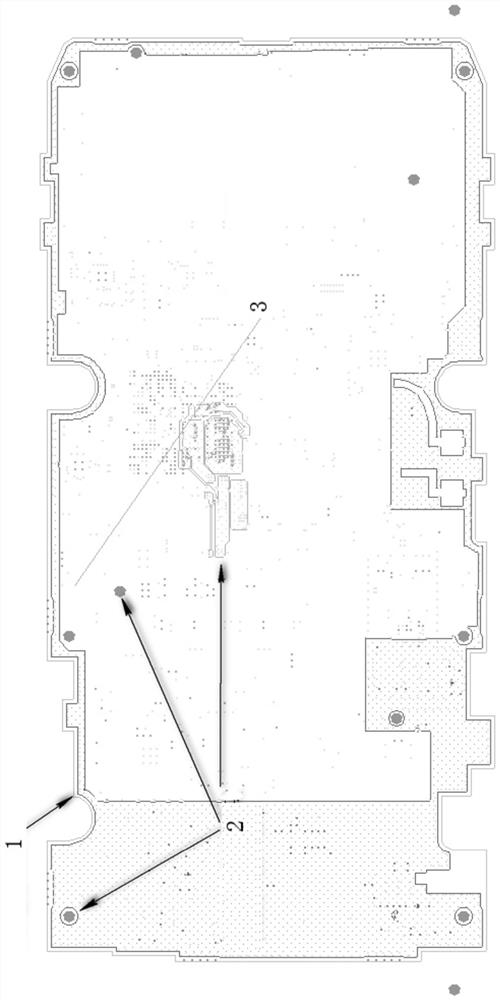 PCB design method for automatically generating MeshLine