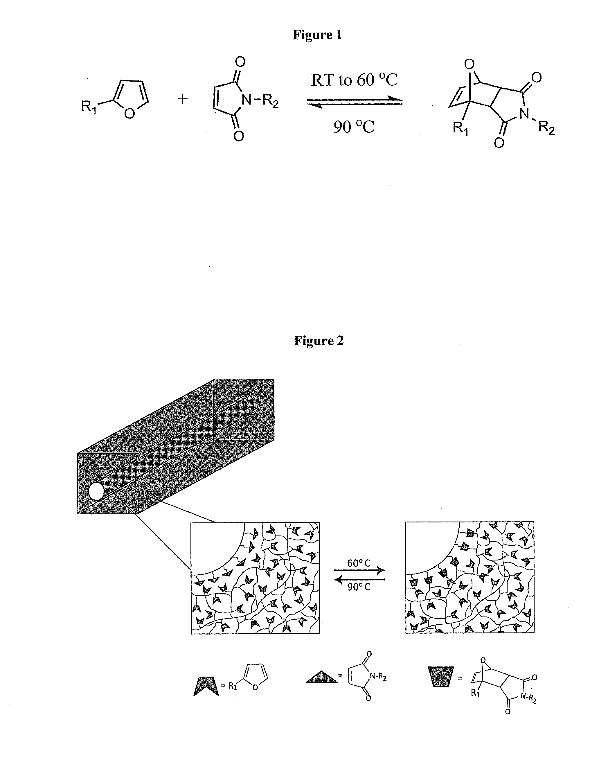 Remendable interfaces for polymer composites