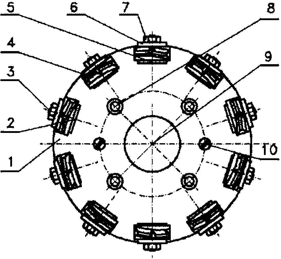 Method for processing cycloid-involute spiral bevel gears and solid cutter