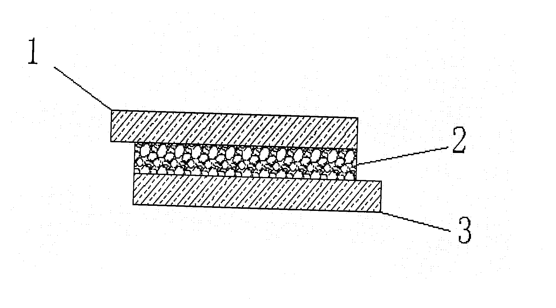 Fabric morphological polymer battery and preparation method thereof