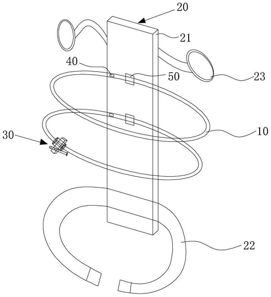 External fixing device for flail chest