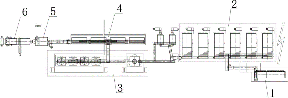 Automatic production line of tea leaves