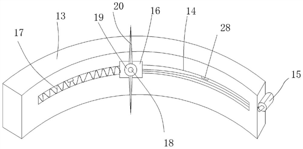 Adjusting and moving-type garden seedling pruning device