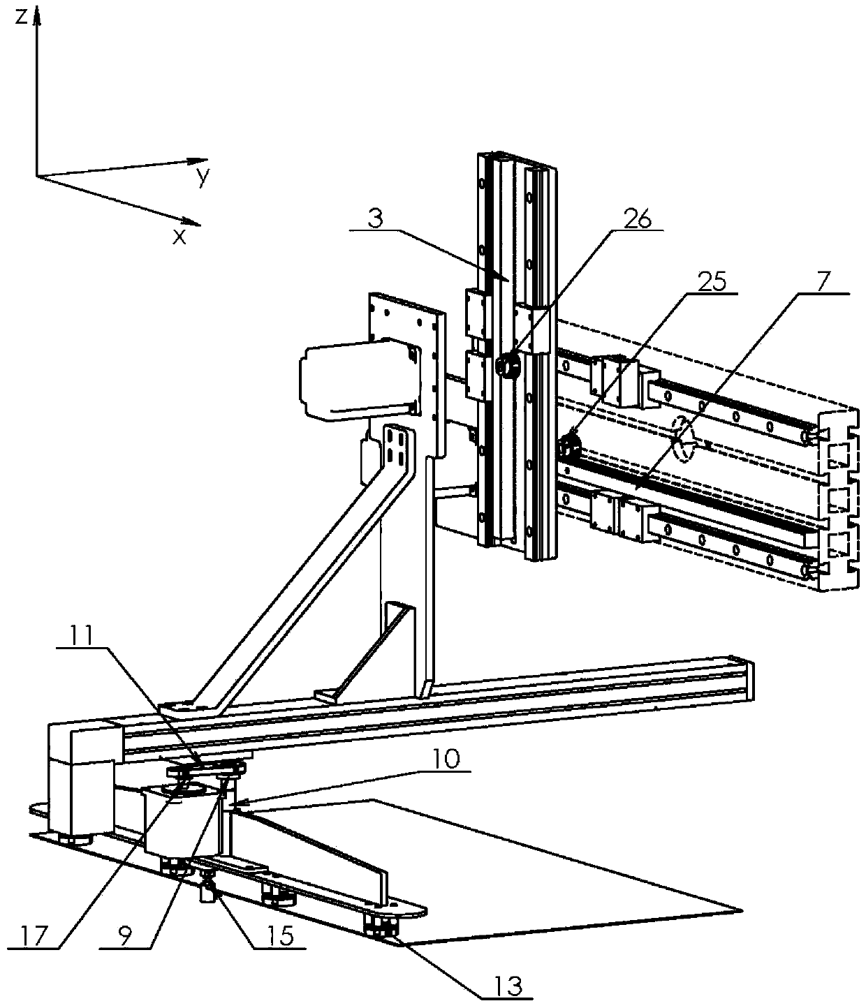 Cloth taking device for sewing machine capable of taking and feeding cloth fully automatically