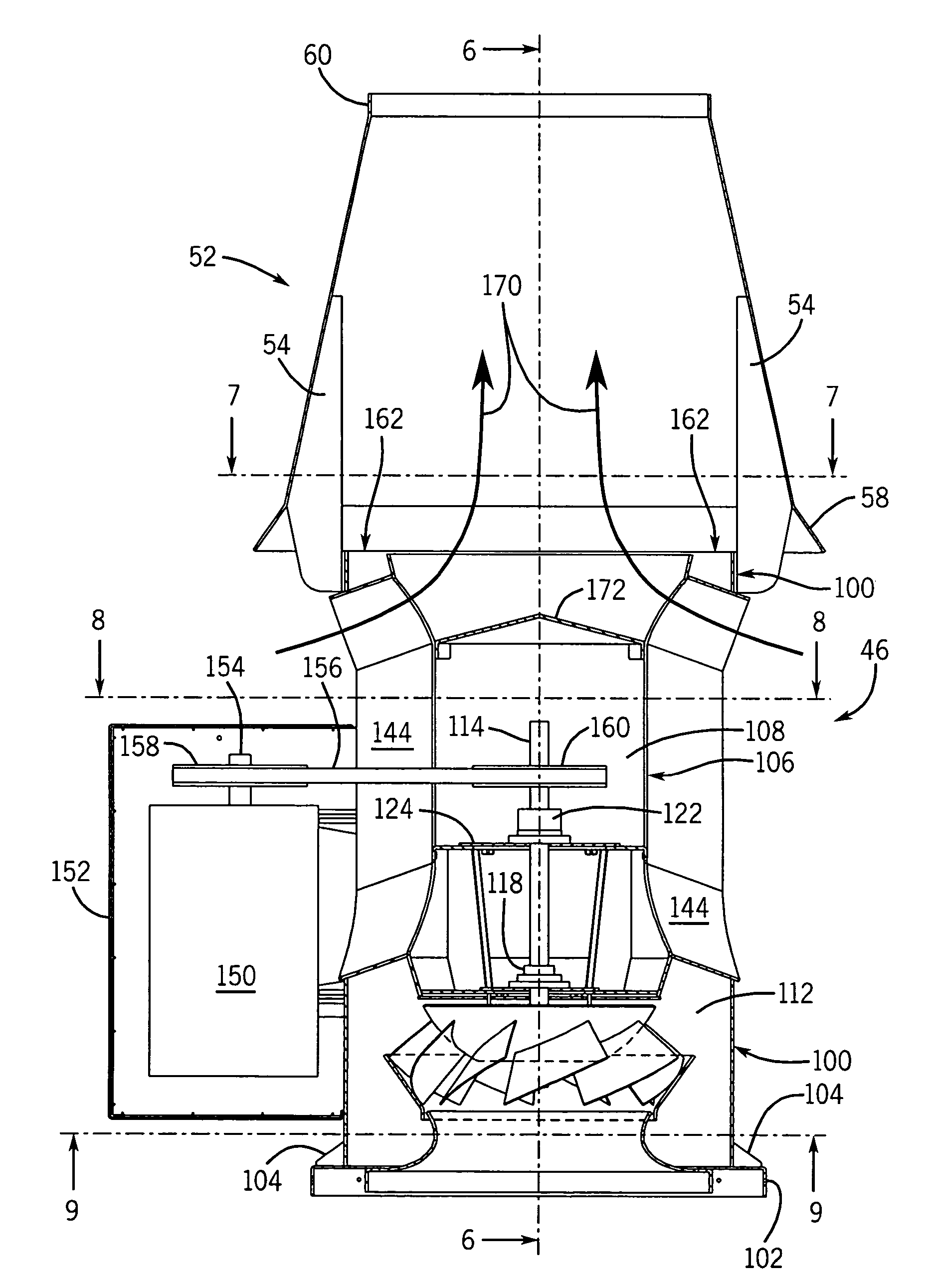 Exhaust fan assembly