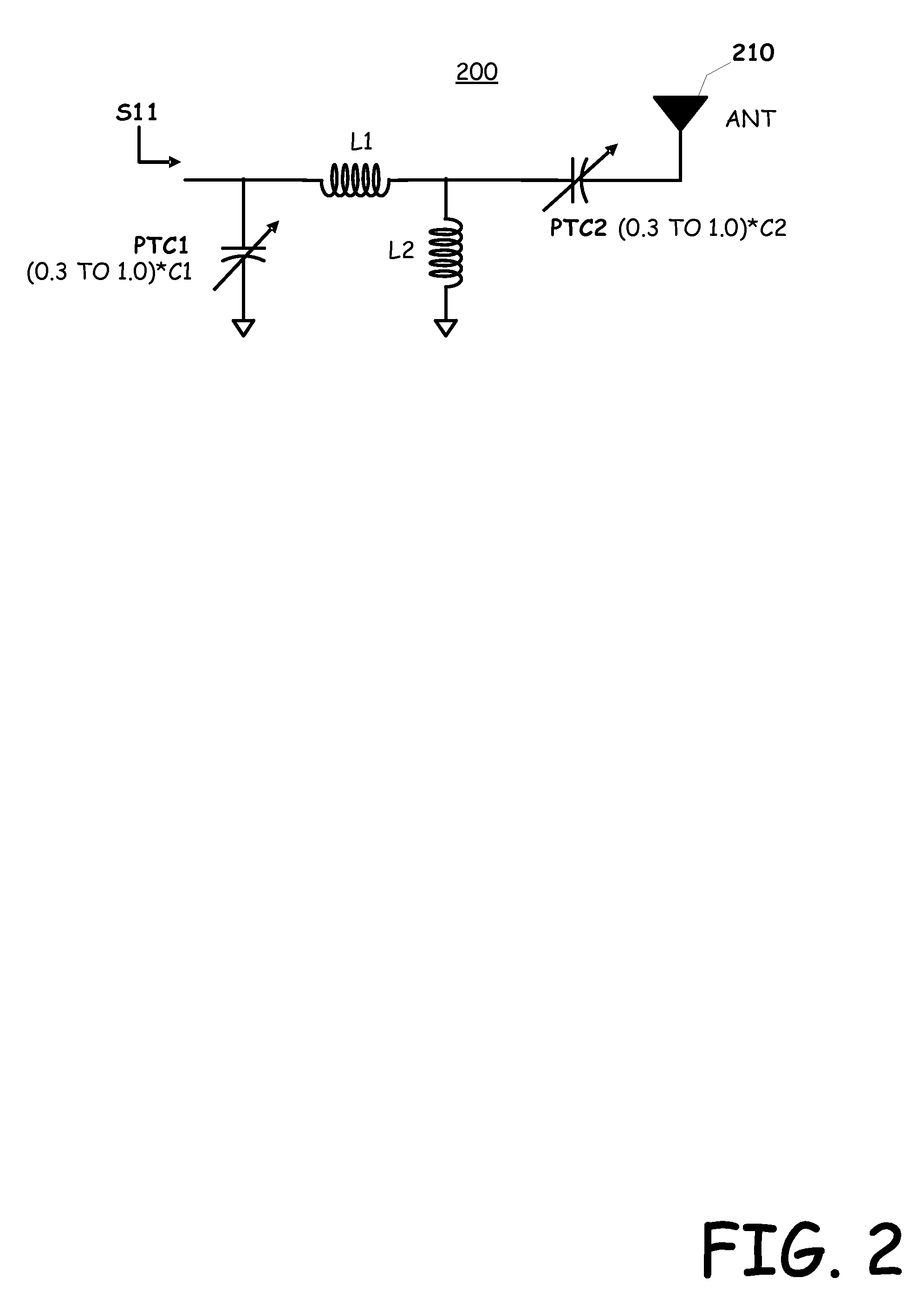 Tuning matching circuits for transmitter and receiver bands as a function of transmitter metrics