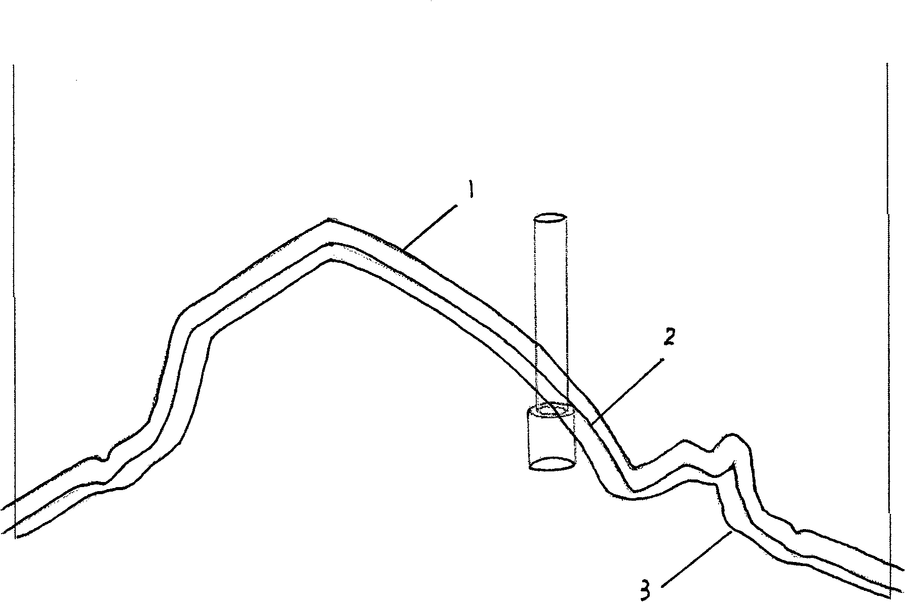 Cutting edge gap back milling cutter numerical control machining method