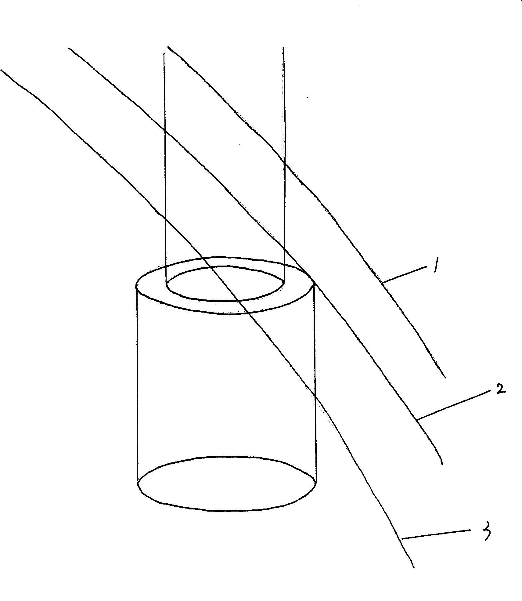 Cutting edge gap back milling cutter numerical control machining method