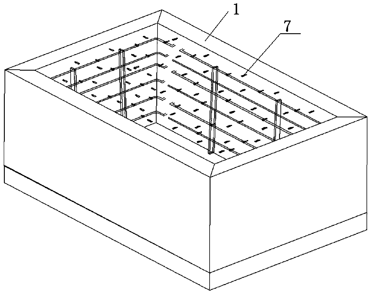 Pit mud control device for white wine pit