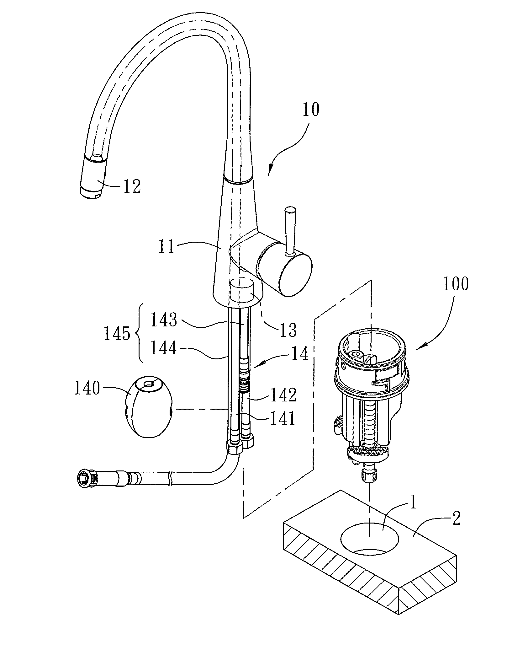 Fixing Structure of Faucet