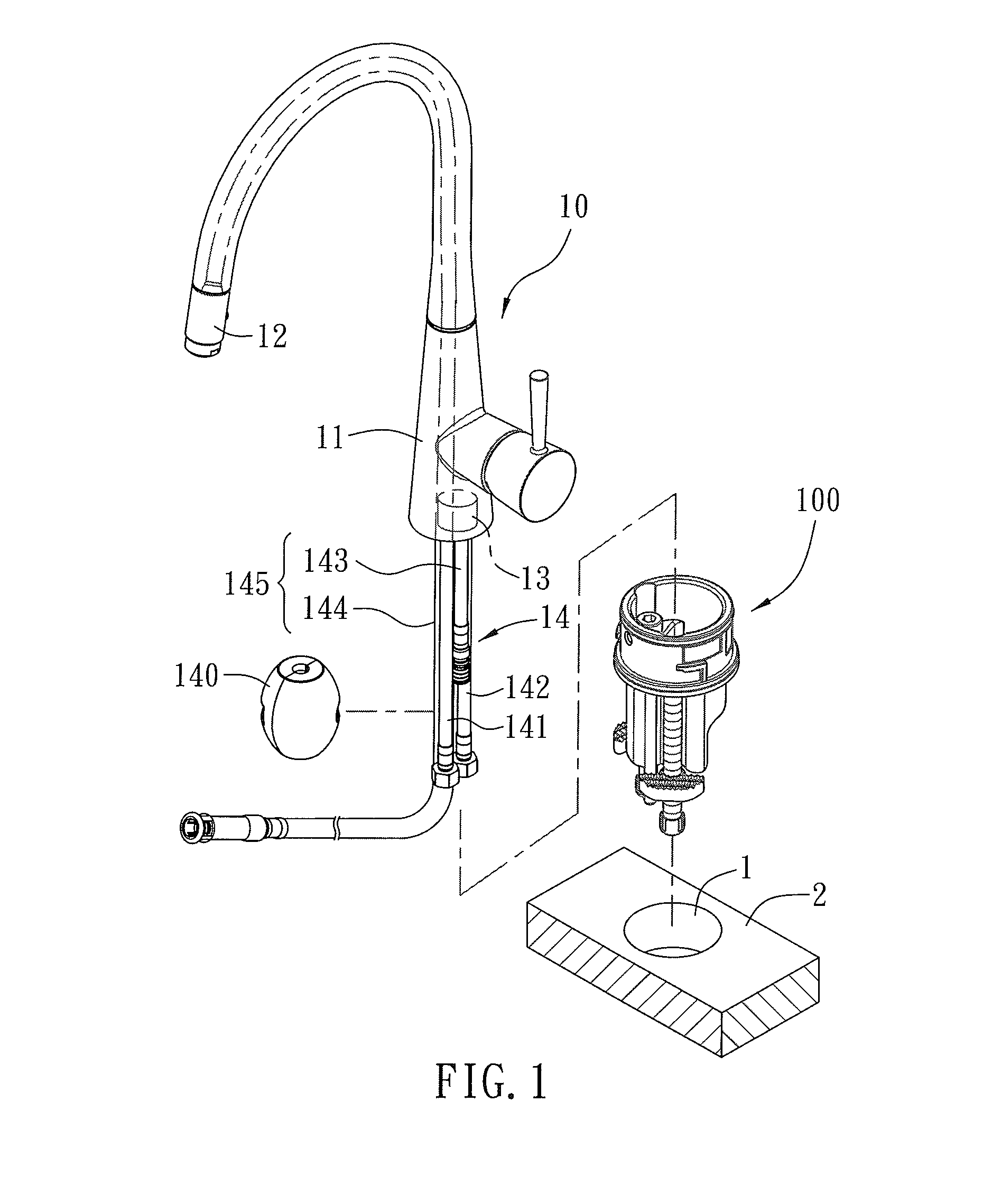 Fixing Structure of Faucet