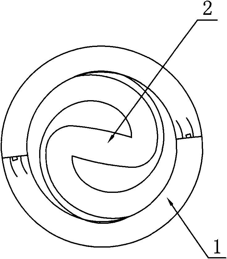 Helical energy saving lamp tube