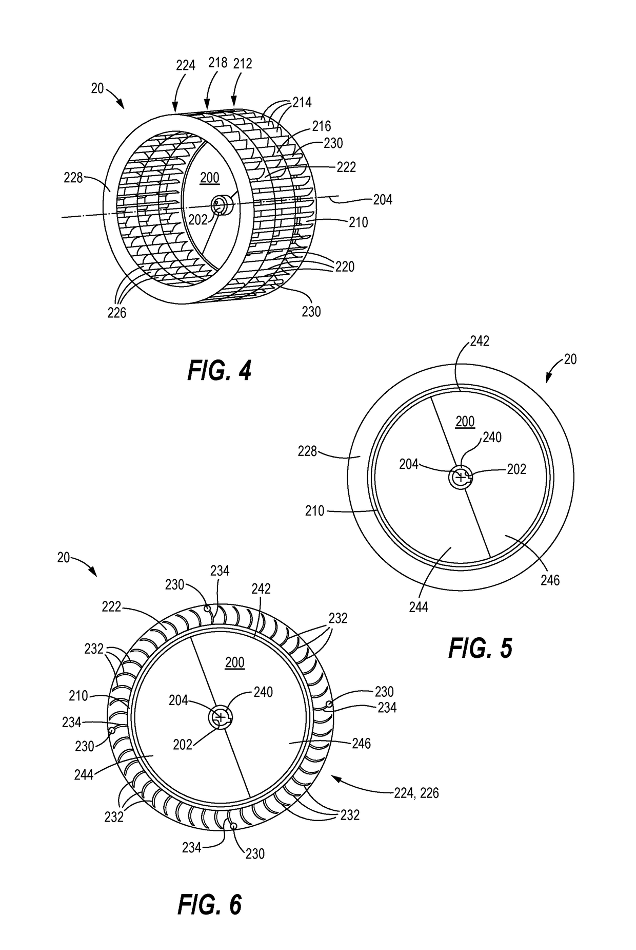 Radial Blade Impeller for an Industrial Fan Assembly