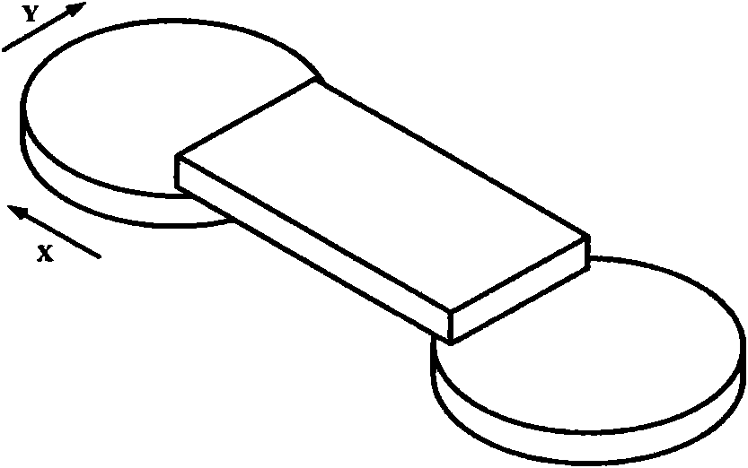 Edge expansion type high coupling coefficient non-contact transformer