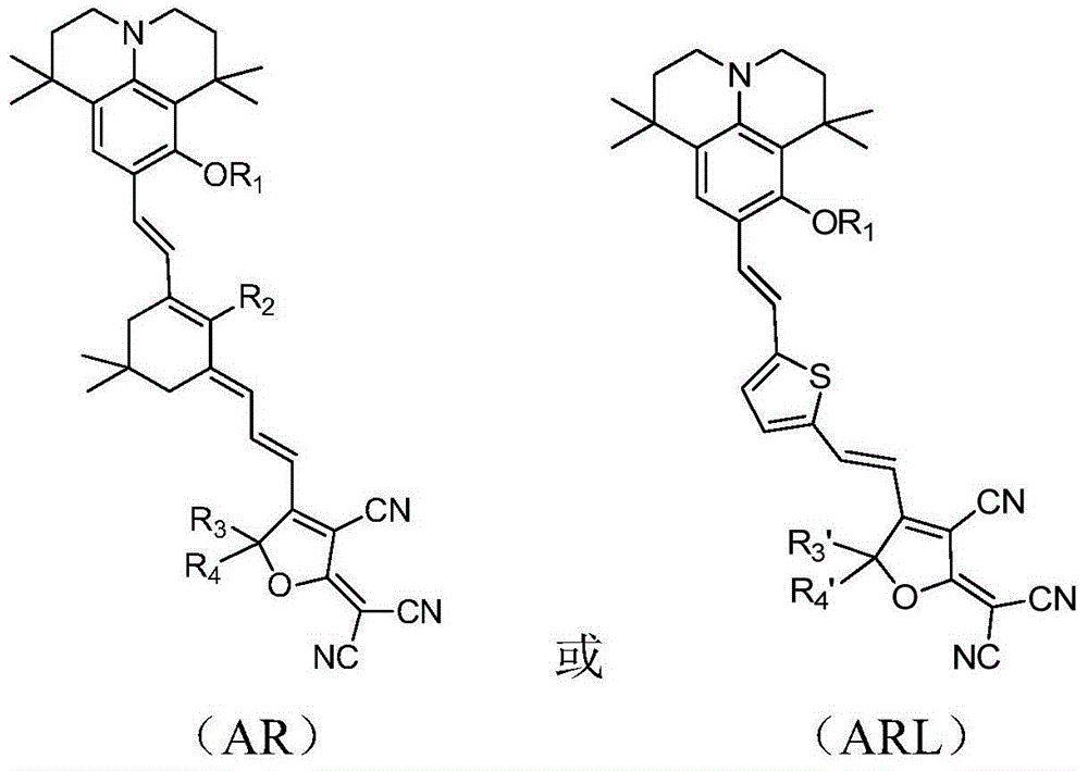 Organic second-order nonlinear optical chromophore with D-pi-A structure and its synthesis method and use