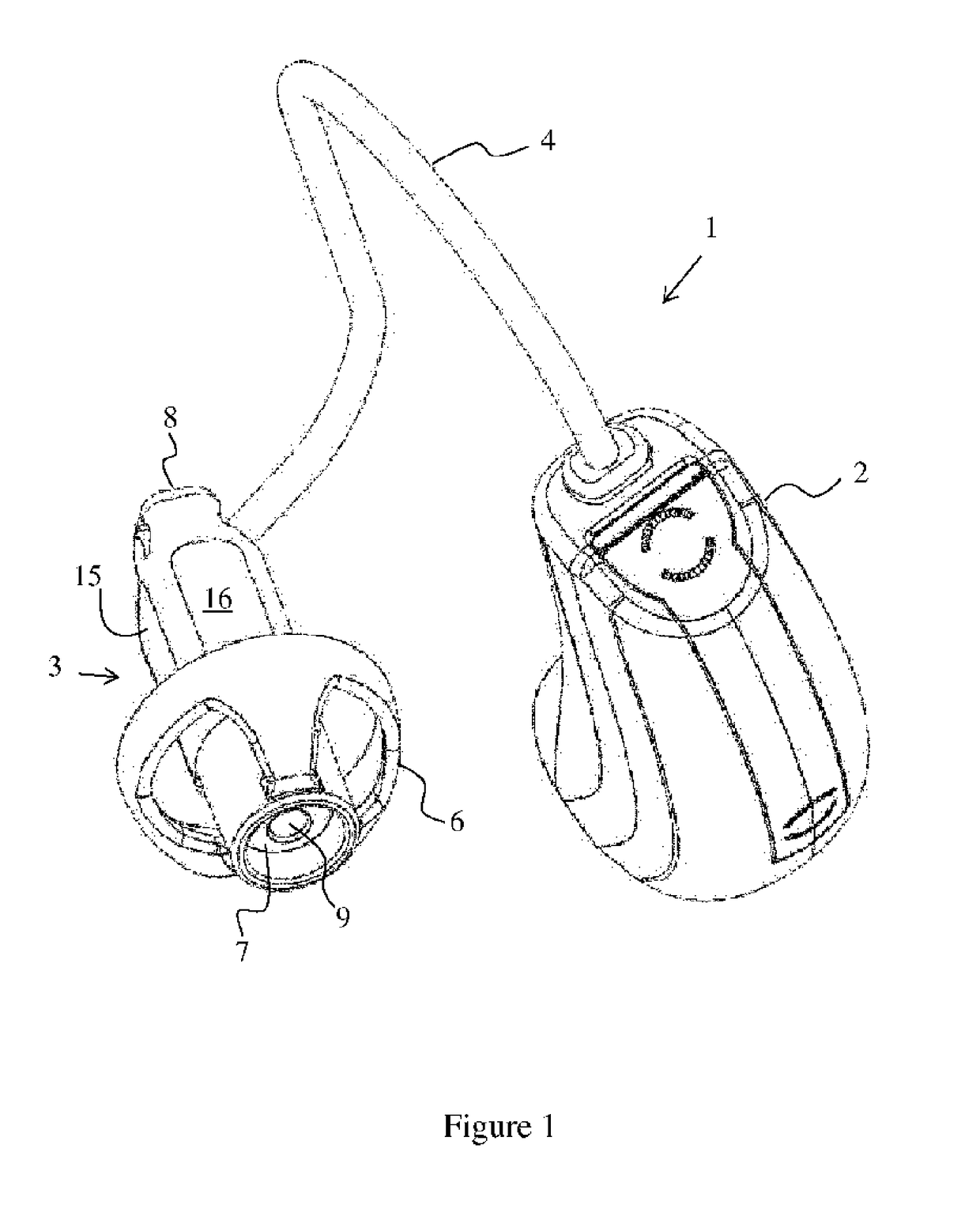 Behind the ear hearing aid