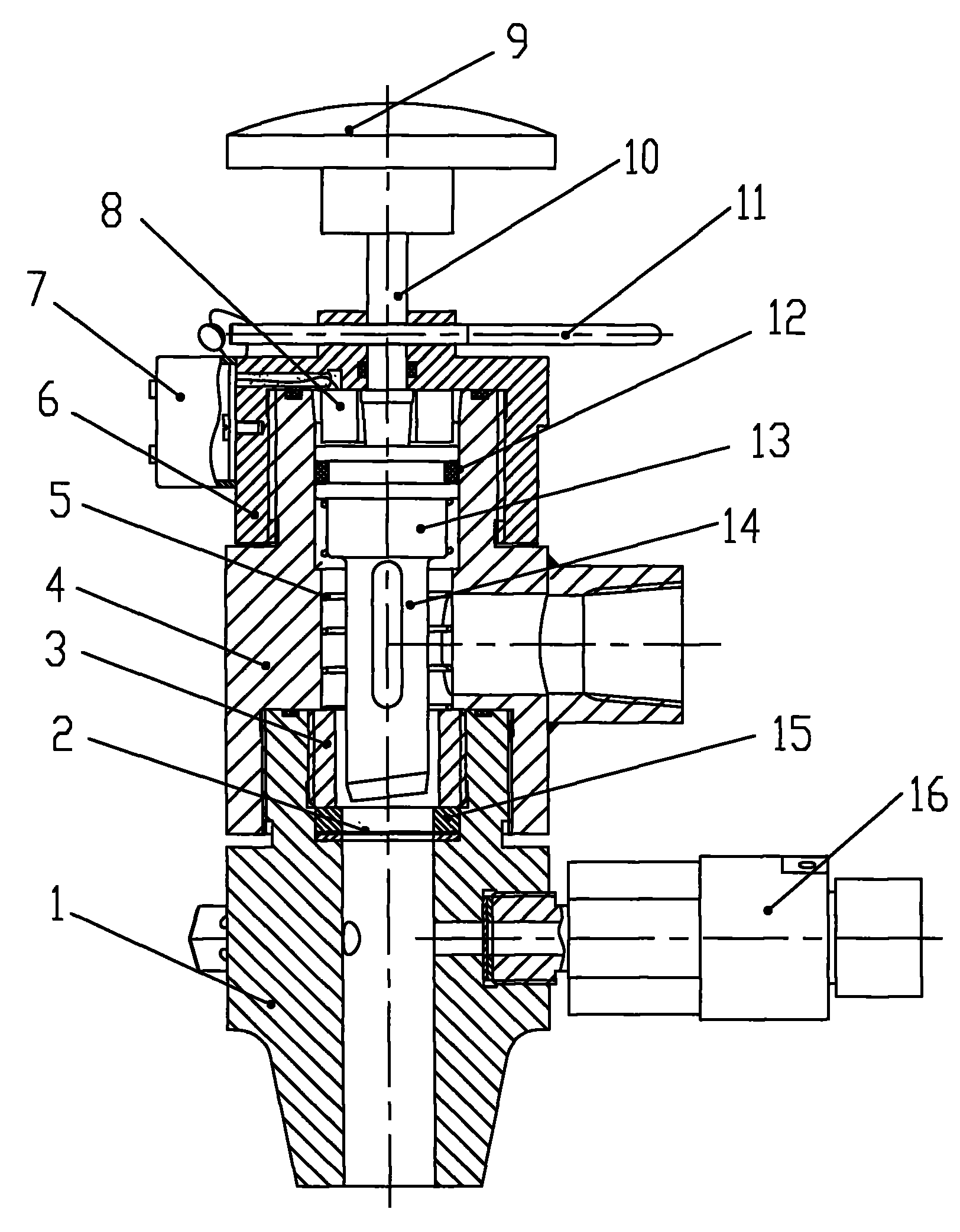 Quick response type container valve