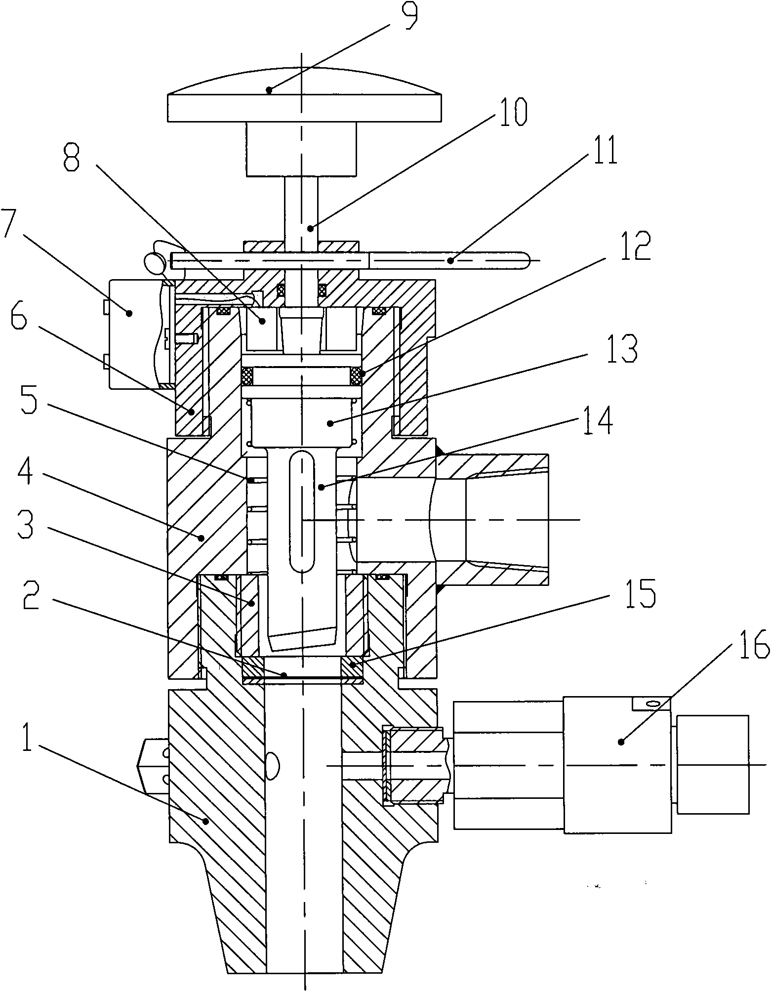 Quick response type container valve