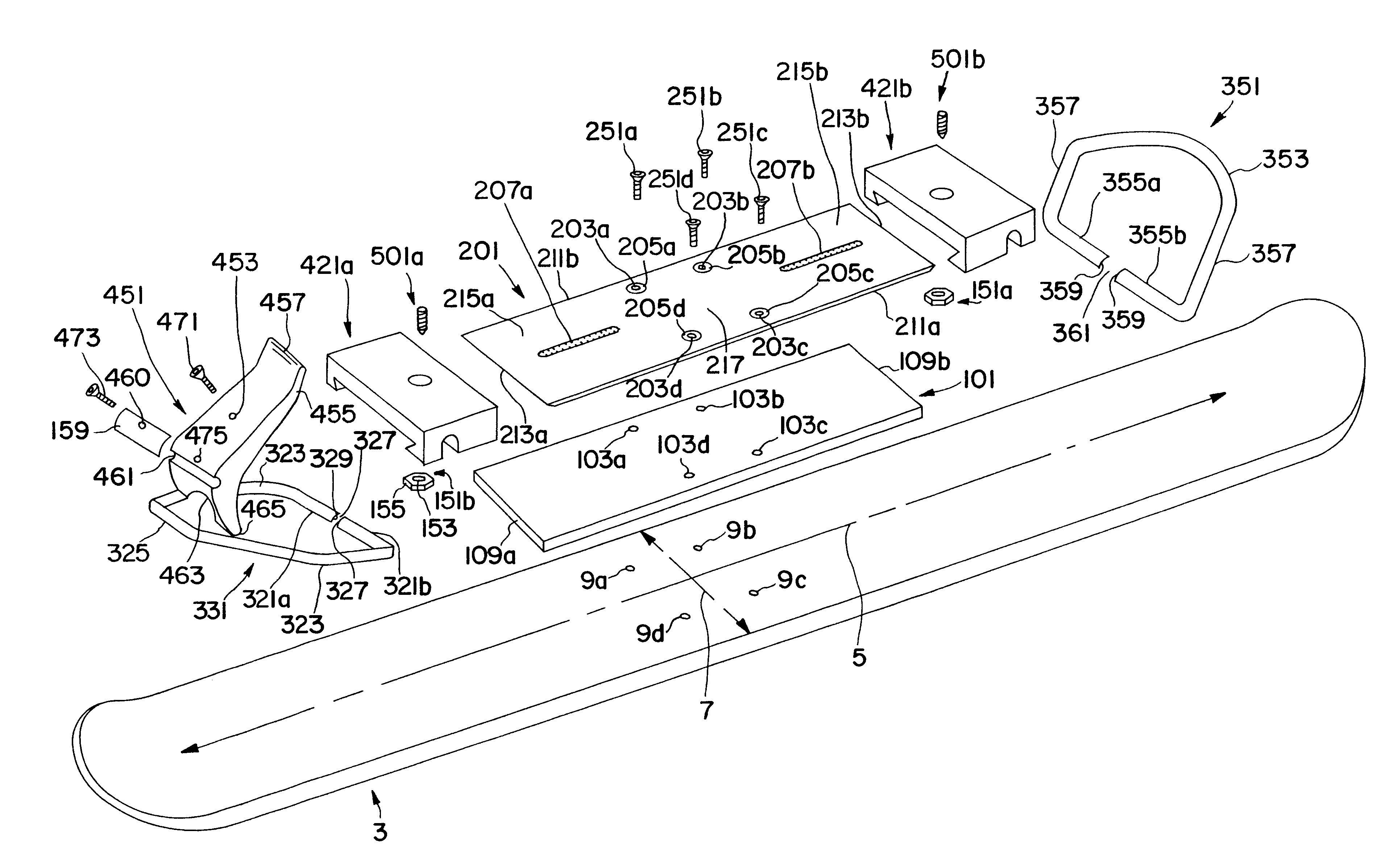 Boot binding system