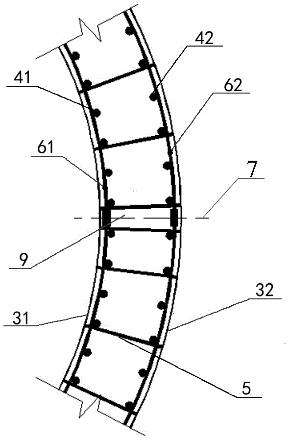 Cast-in-place concrete tower with prefabricated spatial steel bar truss formwork and construction method of cast-in-place concrete tower