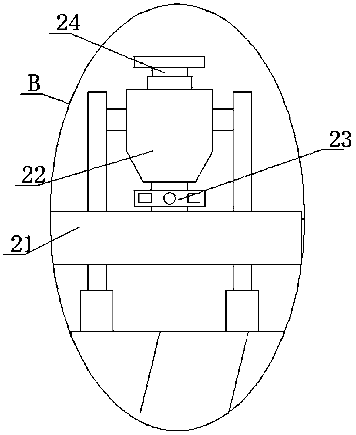 Economical irrigation device for agricultural greenhouses