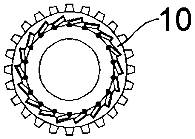 Quantitative feeding device for agricultural breeding